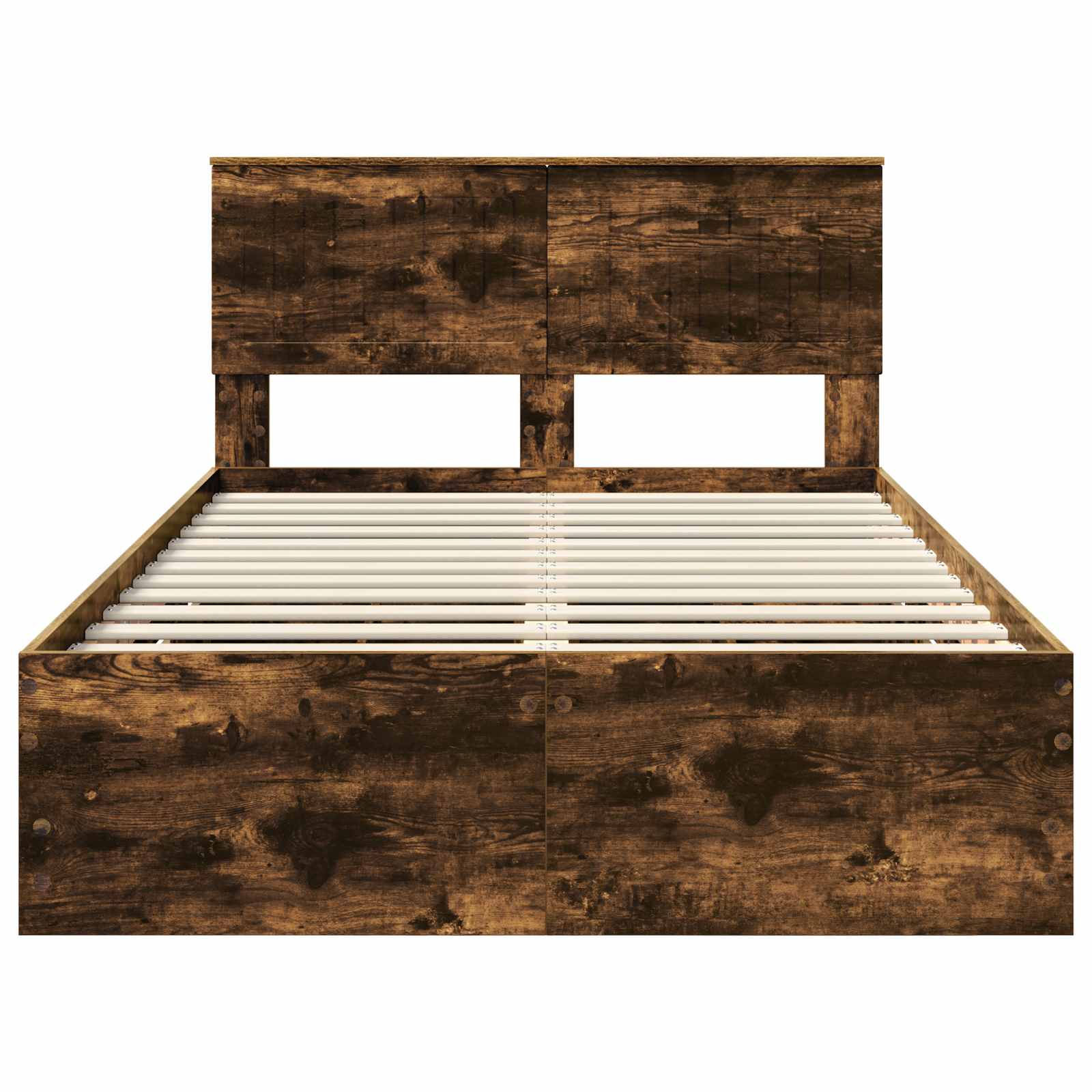Struttura del letto con cassetto Rovere fumé 120 x 190 cm | homemem39