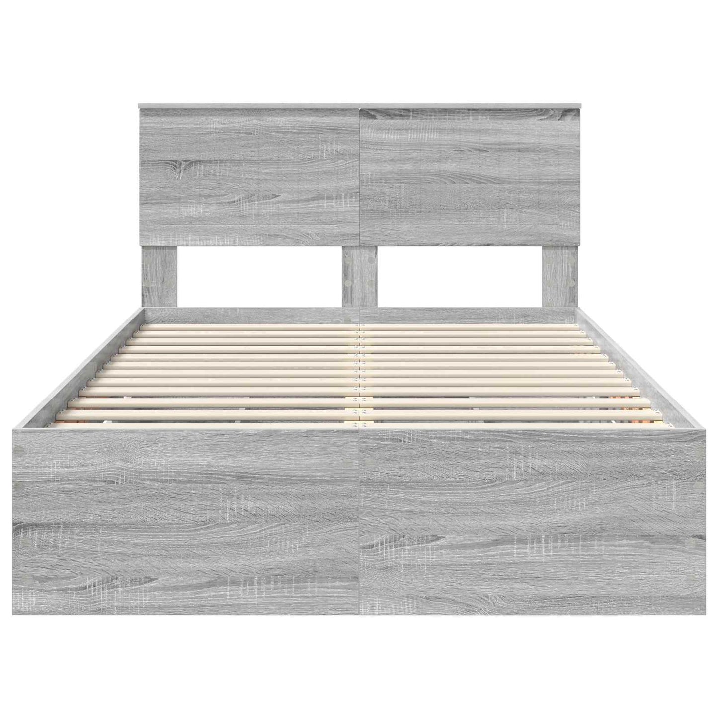 Struttura del letto con cassetto Grigio Sonoma 120 x 200 cm