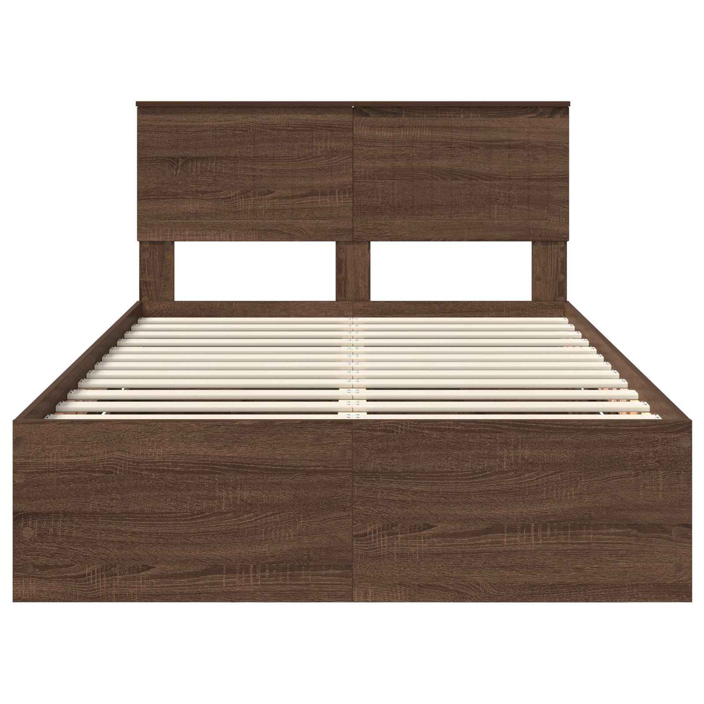 Struttura del letto con cassetto Rovere Marrone 120 x 190 cm | homemem39