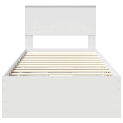 Struttura del letto Bianco 90 x 190 cm Legno Ingegnerizzato