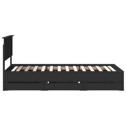 Struttura del letto Nero 90 x 200 cm Legno Ingegnerizzato