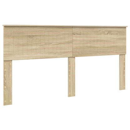 Letto con Contenitore con testiera Rovere Sonoma 180 x 200 cm | homemem39