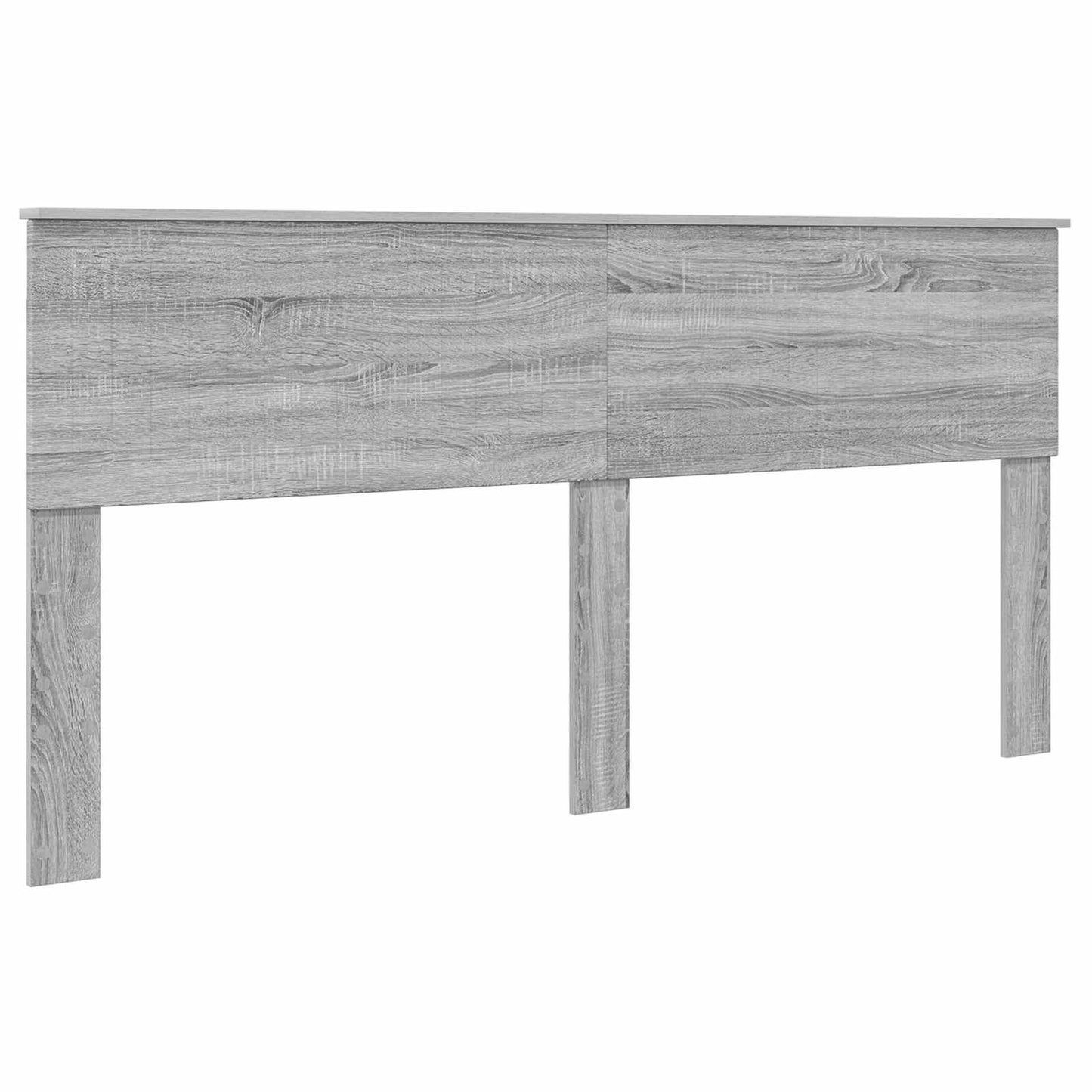 Letto con Contenitore con testiera Grigio Sonoma 180 x 200 cm | homemem39