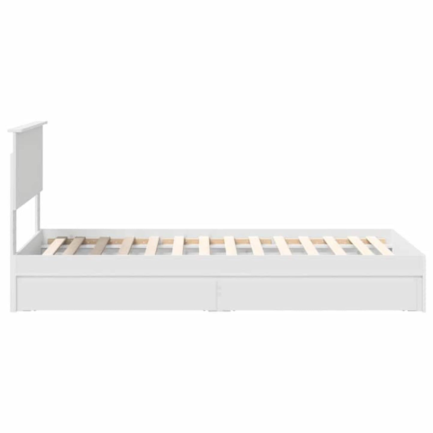 Letto con Contenitore Bianco 90 x 200 cm Legno multistrato | homemem39