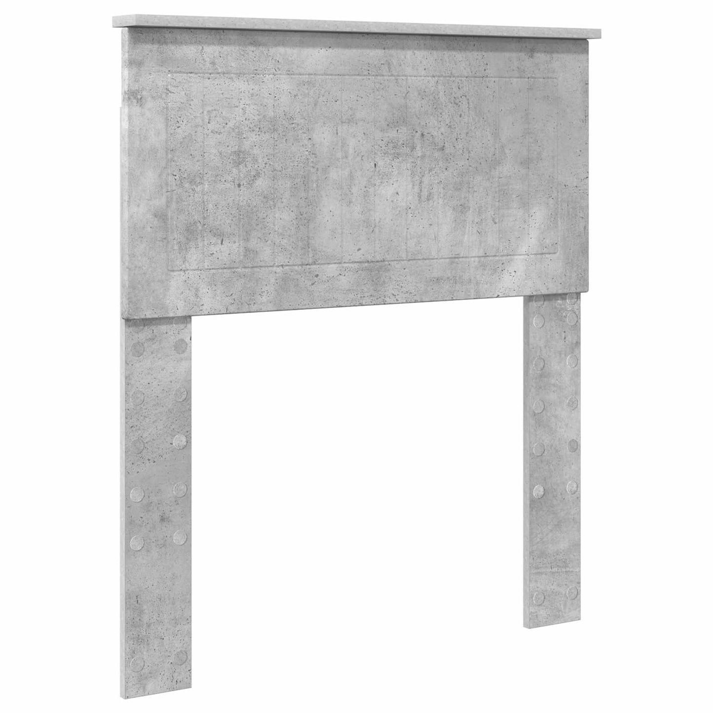 Letto con Contenitore con testiera Grigio cemento 75 x 190 cm | homemem39