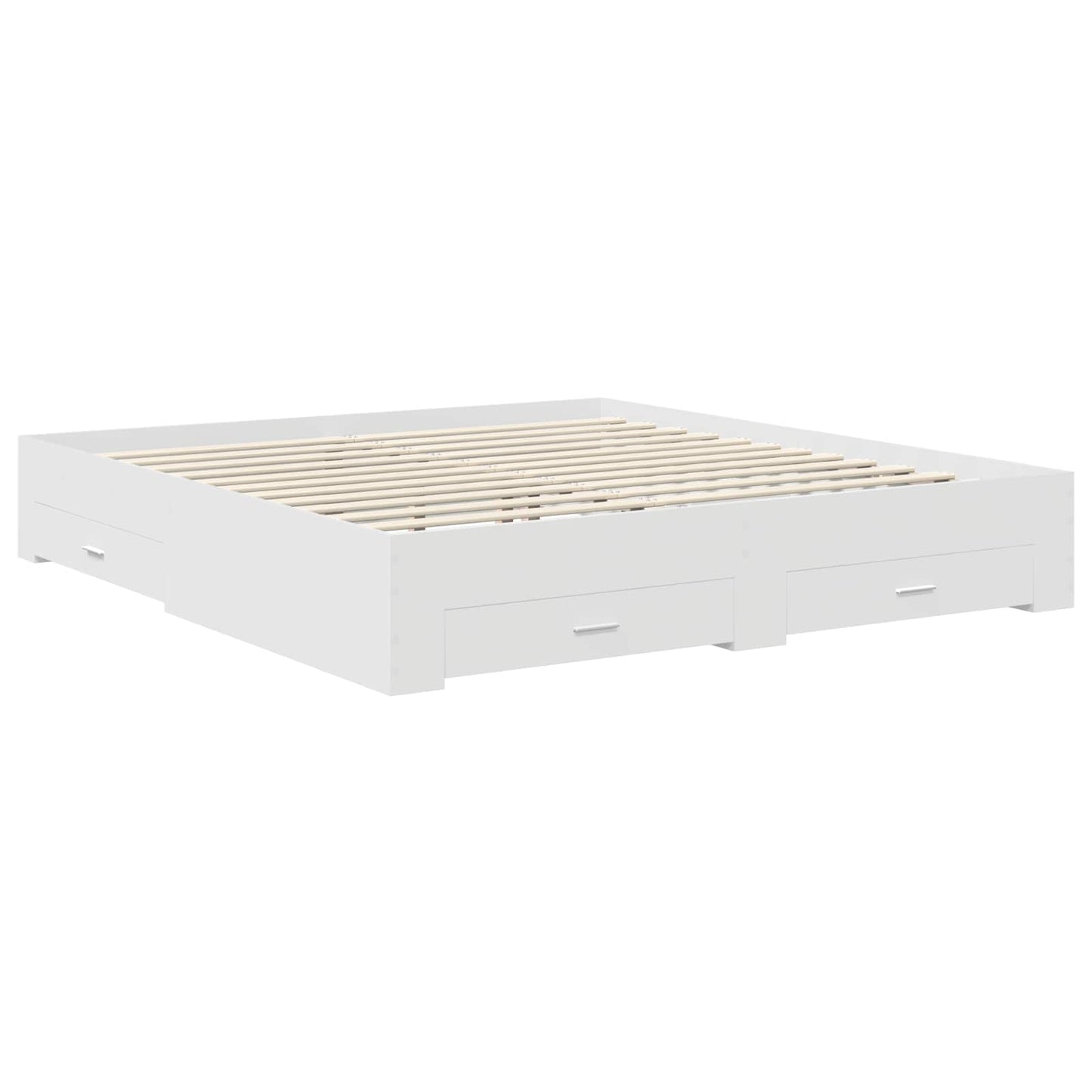 Struttura del letto Bianco 180 x 200 cm Legno ingegnerizzato | homemem39