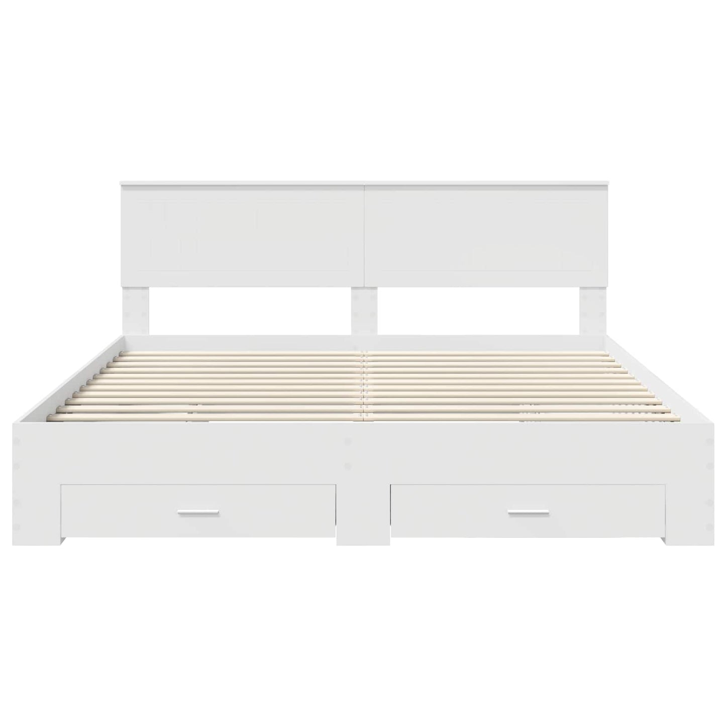 Struttura del letto Bianco 180 x 200 cm Legno ingegnerizzato | homemem39