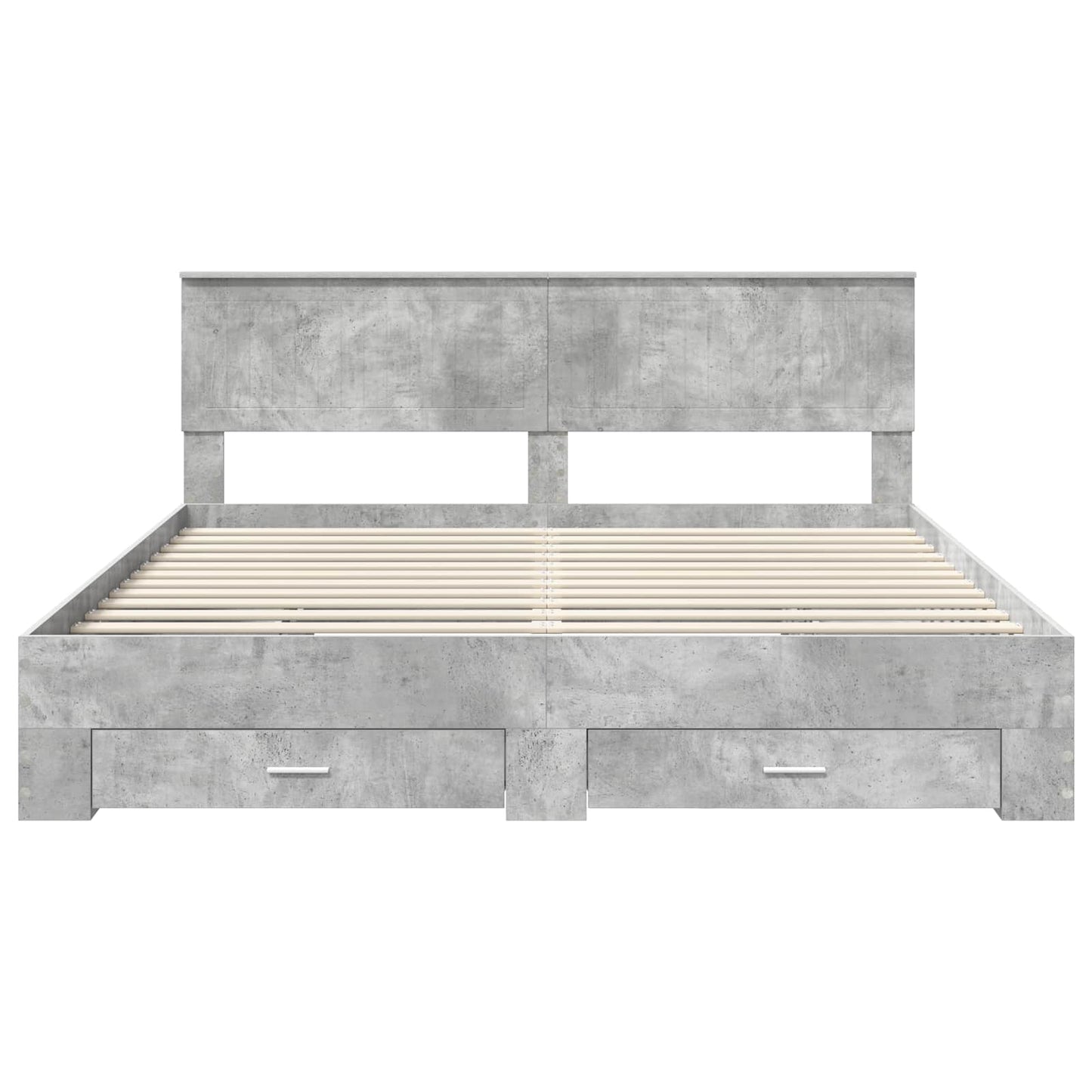 Struttura del letto con cassetto Grigio Cemento 180 x 200 cm | homemem39