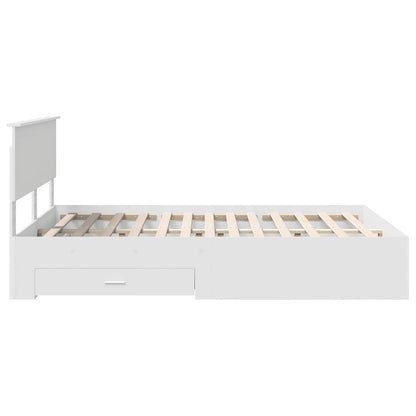 Struttura del letto Bianco 140 x 190 cm Legno ingegnerizzato | homemem39
