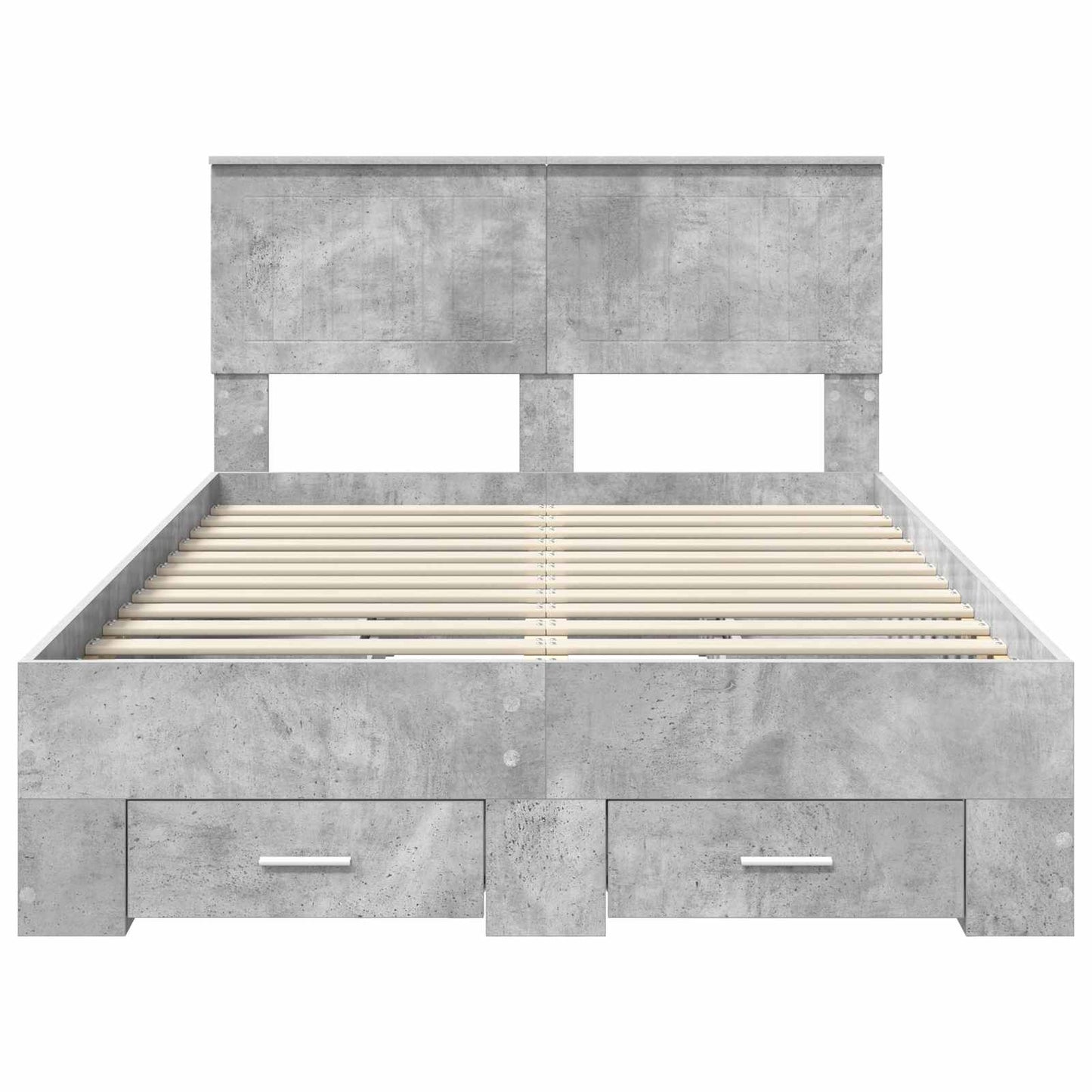 Struttura del letto con cassetto Grigio Cemento 120 x 200 cm | homemem39