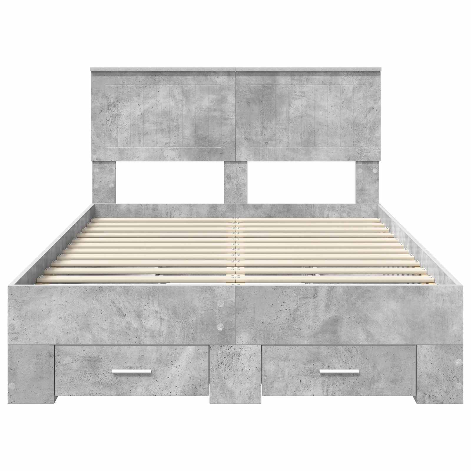 Struttura del letto con cassetto Grigio Cemento 120 x 200 cm | homemem39