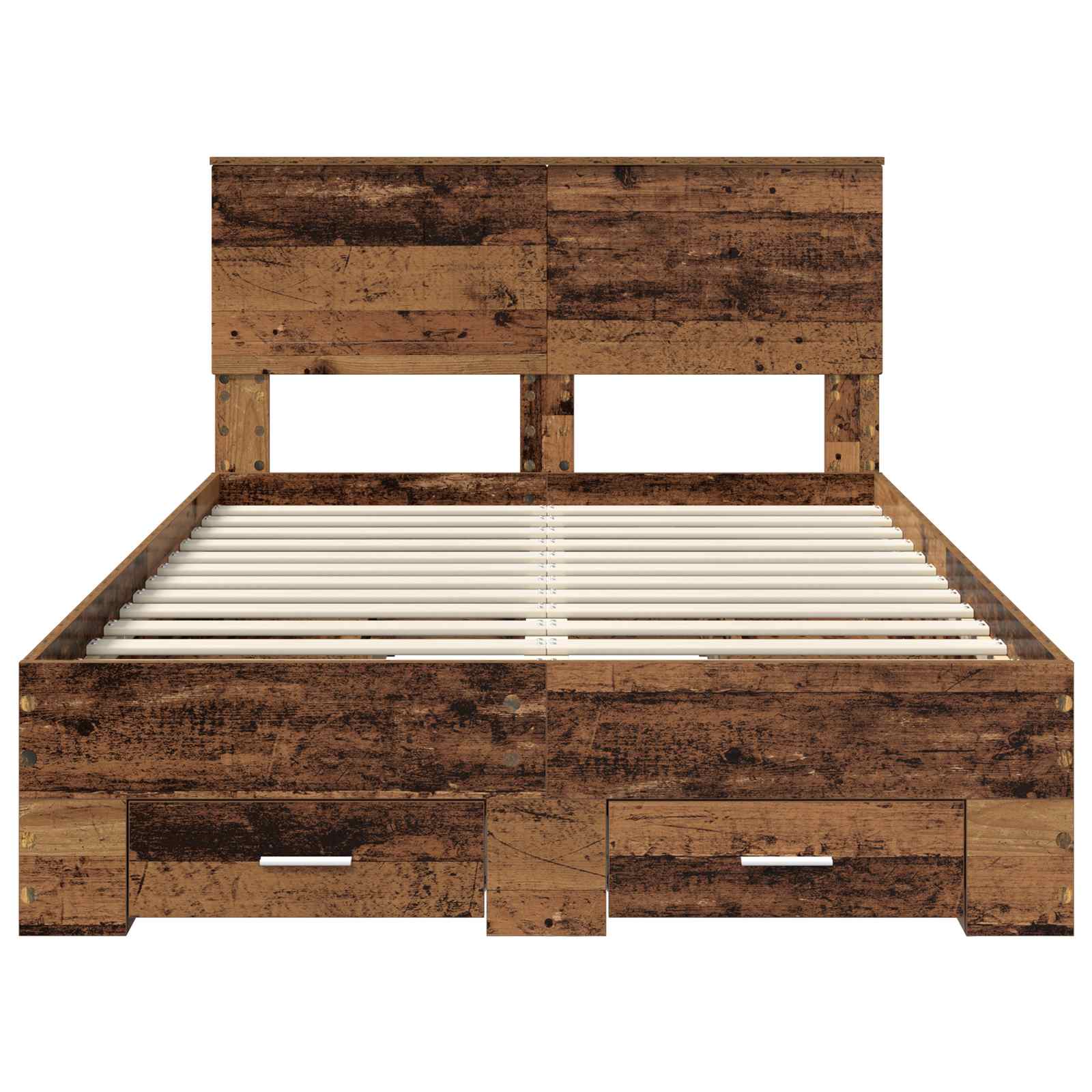 Struttura del letto con cassetto Legno antico 120 x 190 cm | homemem39