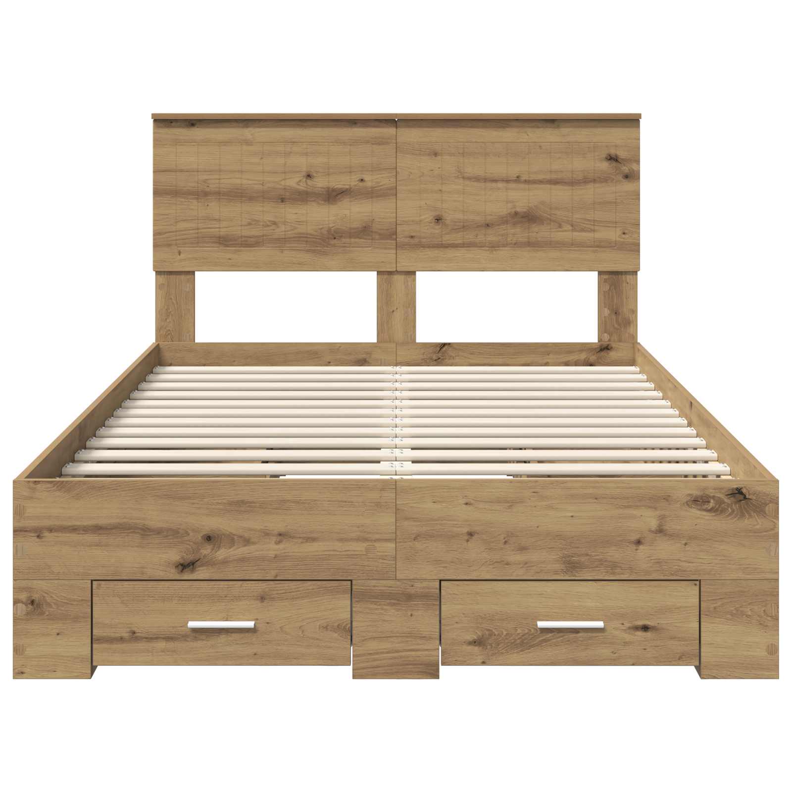 Struttura del letto Rovere Artigianale 120 x 190 cm | homemem39