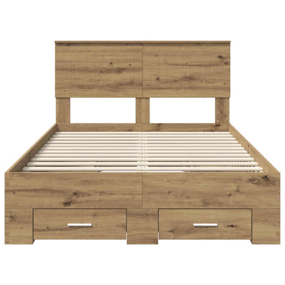 Struttura del letto Rovere Artigianale 120 x 190 cm | homemem39