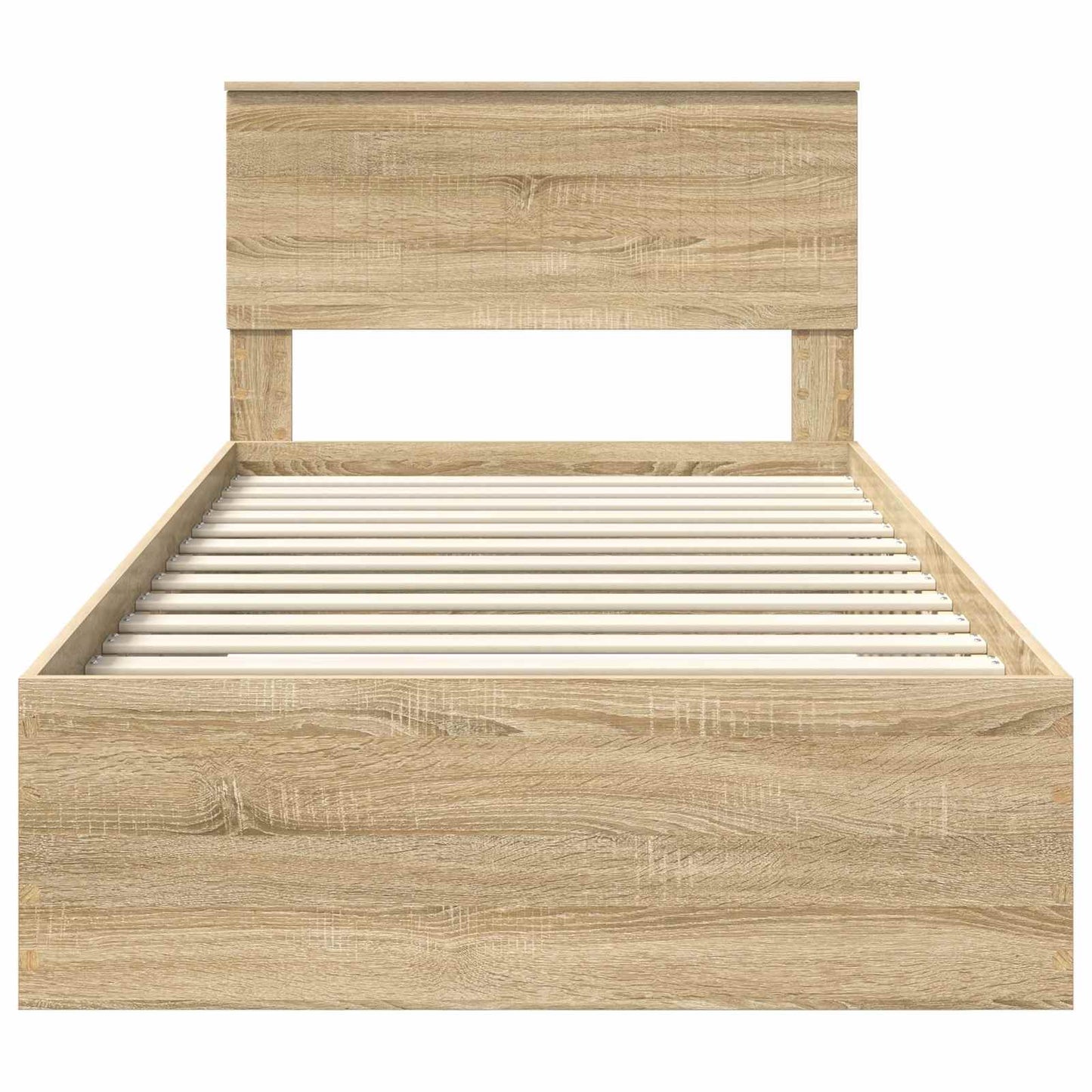 Struttura del letto con cassetto Rovere Sonoma 100 x 200 cm | homemem39