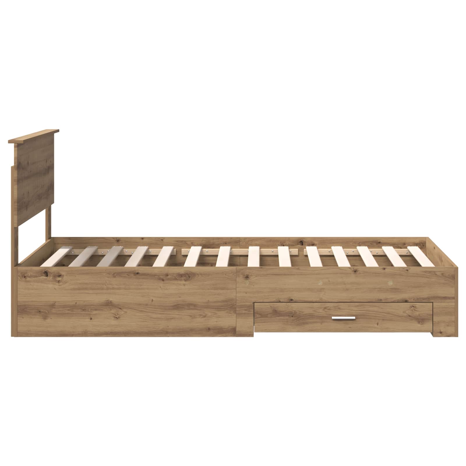 Struttura del letto Rovere Artigianale 100 x 200 cm | homemem39