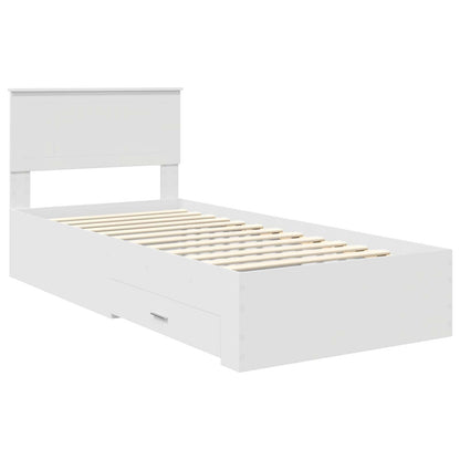 Struttura del letto Bianco 90 x 190 cm Legno ingegnerizzato | homemem39