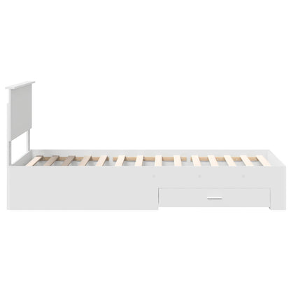 Struttura del letto Bianco 90 x 190 cm Legno ingegnerizzato | homemem39