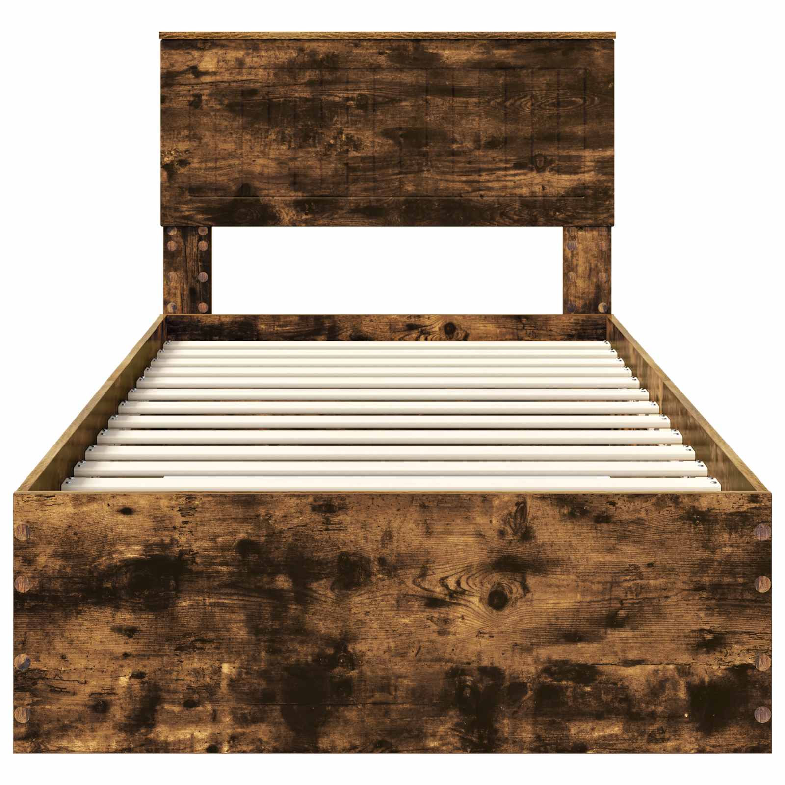 Struttura del letto con cassetto Rovere Fumo 90 x 190 cm | homemem39