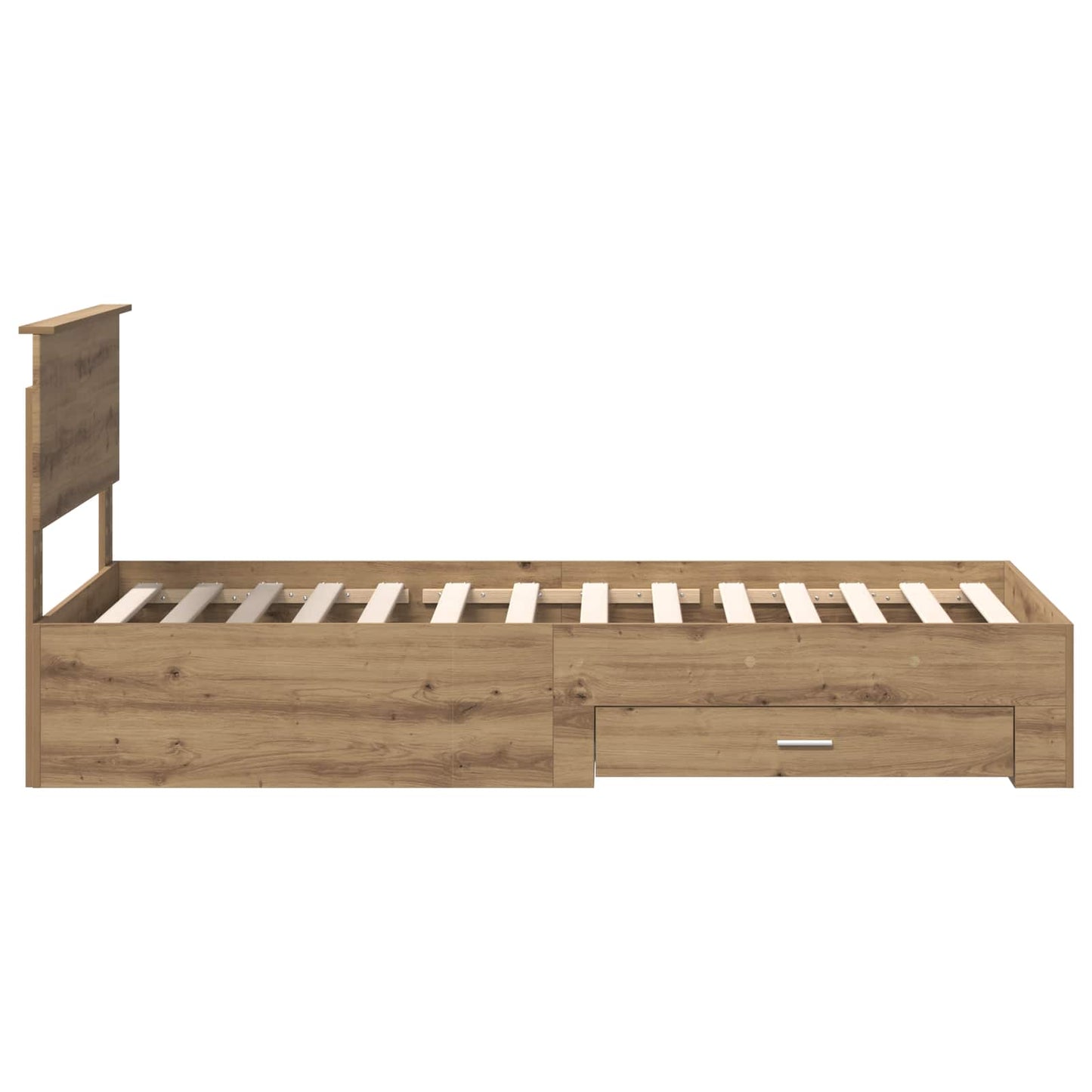 Struttura del letto con cassetto Rovere Artigianale 90 x 190 cm | homemem39