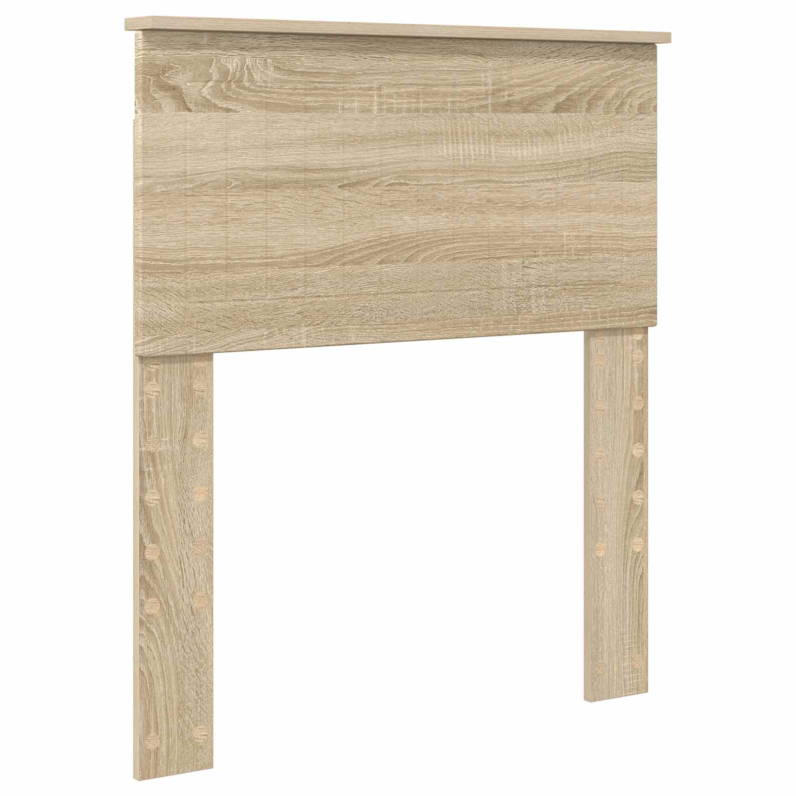 Struttura del letto Rovere Sonoma e Argento 75 x 190 cm | homemem39