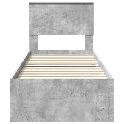 Struttura del letto Grigio Certo e Argento 70 x 190 cm | homemem39