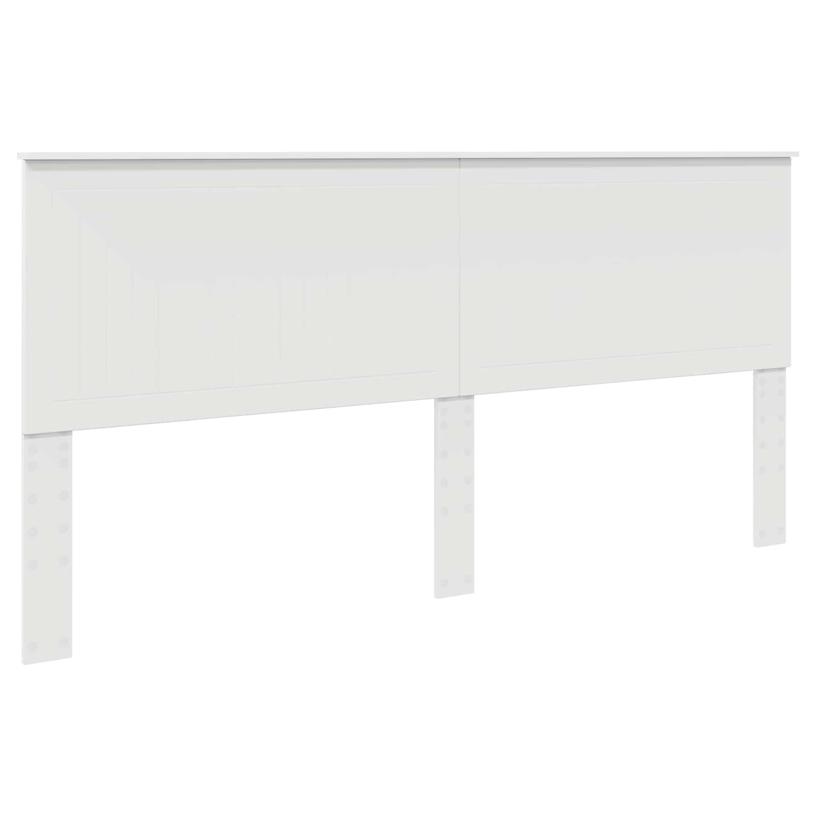 Struttura del letto Bianco 200 x 200 cm Pino massello | homemem39
