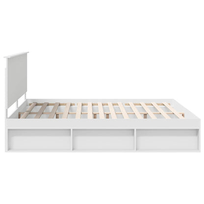 Struttura del letto Bianco 200 x 200 cm Pino massello | homemem39