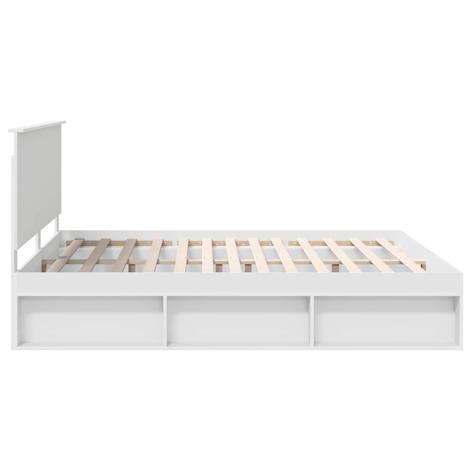 Struttura del letto Bianco 180 x 200 cm Pino massello | homemem39