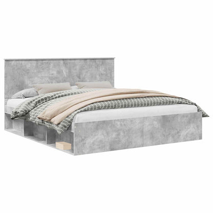 Struttura del letto Calcestruzzo 180 x 200 cm Pino massello | homemem39