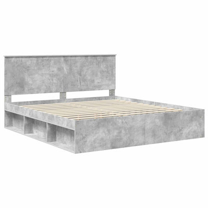 Struttura del letto Calcestruzzo 180 x 200 cm Pino massello | homemem39
