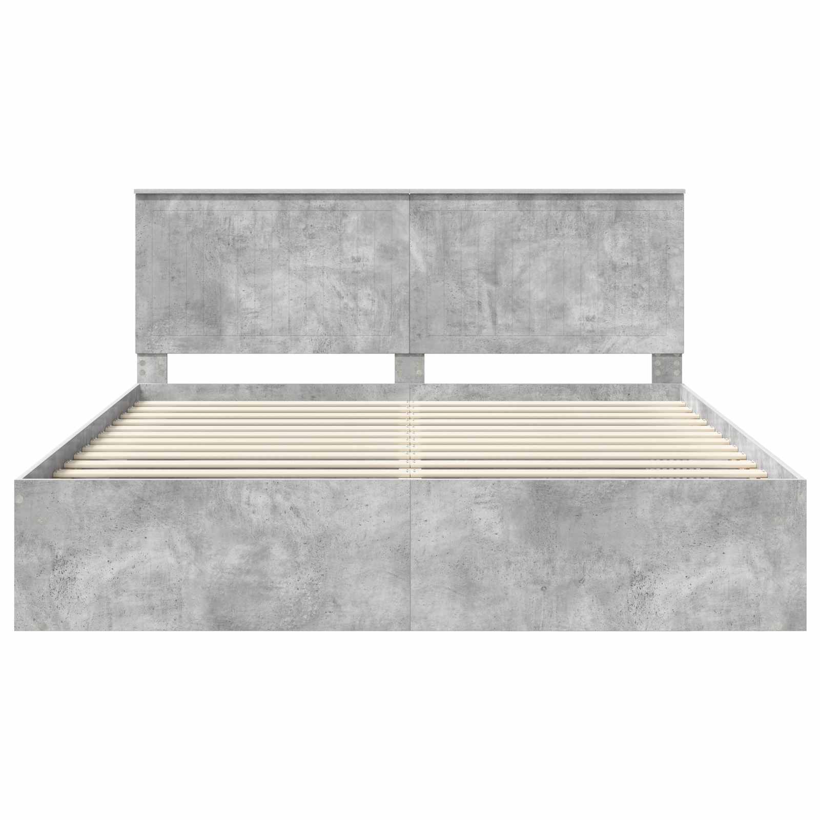 Struttura del letto Calcestruzzo 180 x 200 cm Pino massello | homemem39