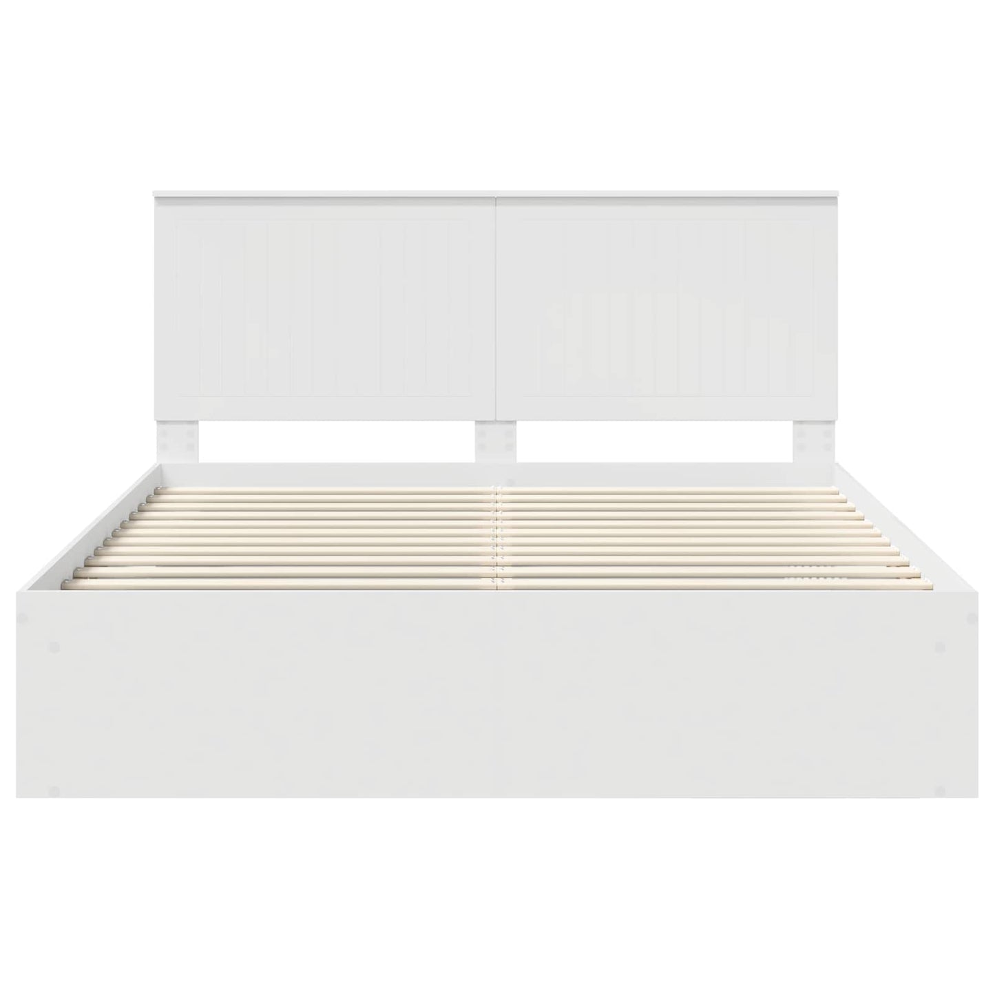 Struttura del letto Bianco 160 x 200 cm Pino massello | homemem39