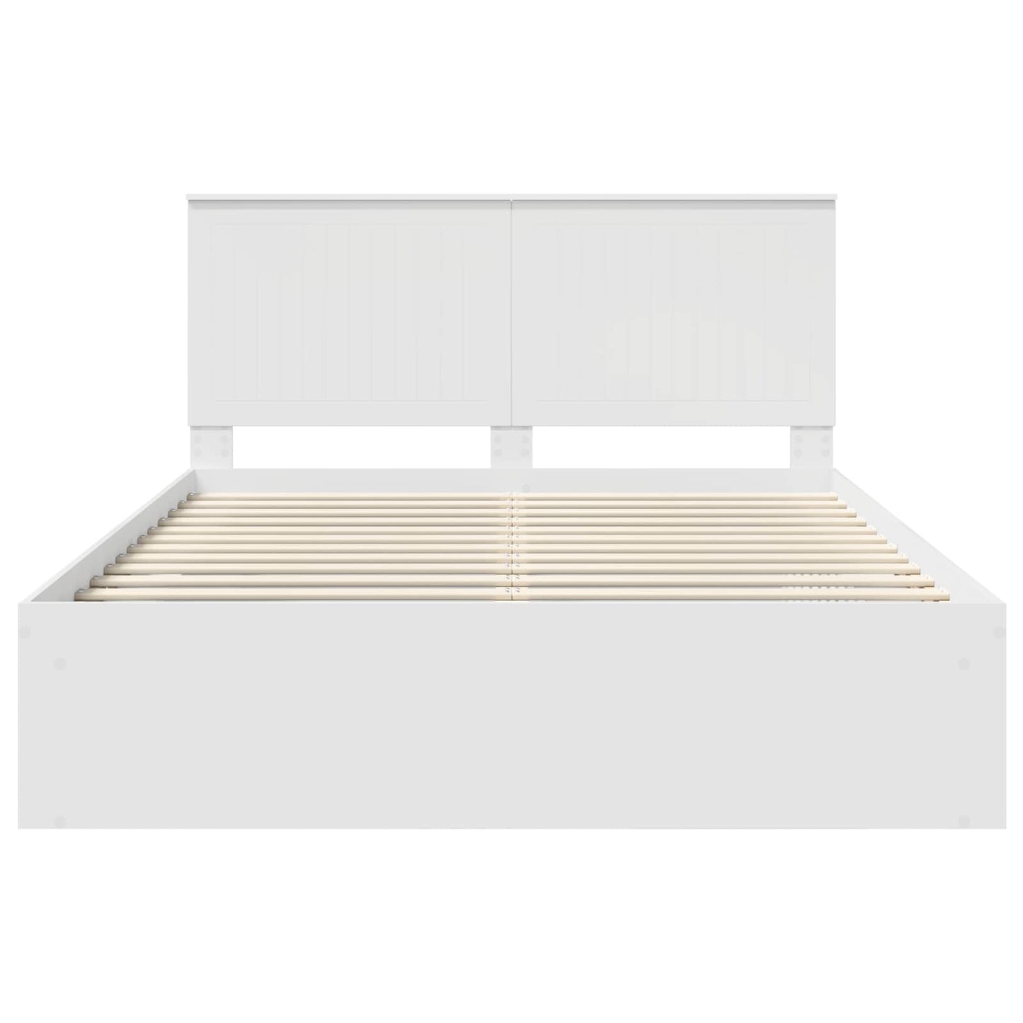 Struttura del letto Bianco 150 x 200 cm Pino massello | homemem39