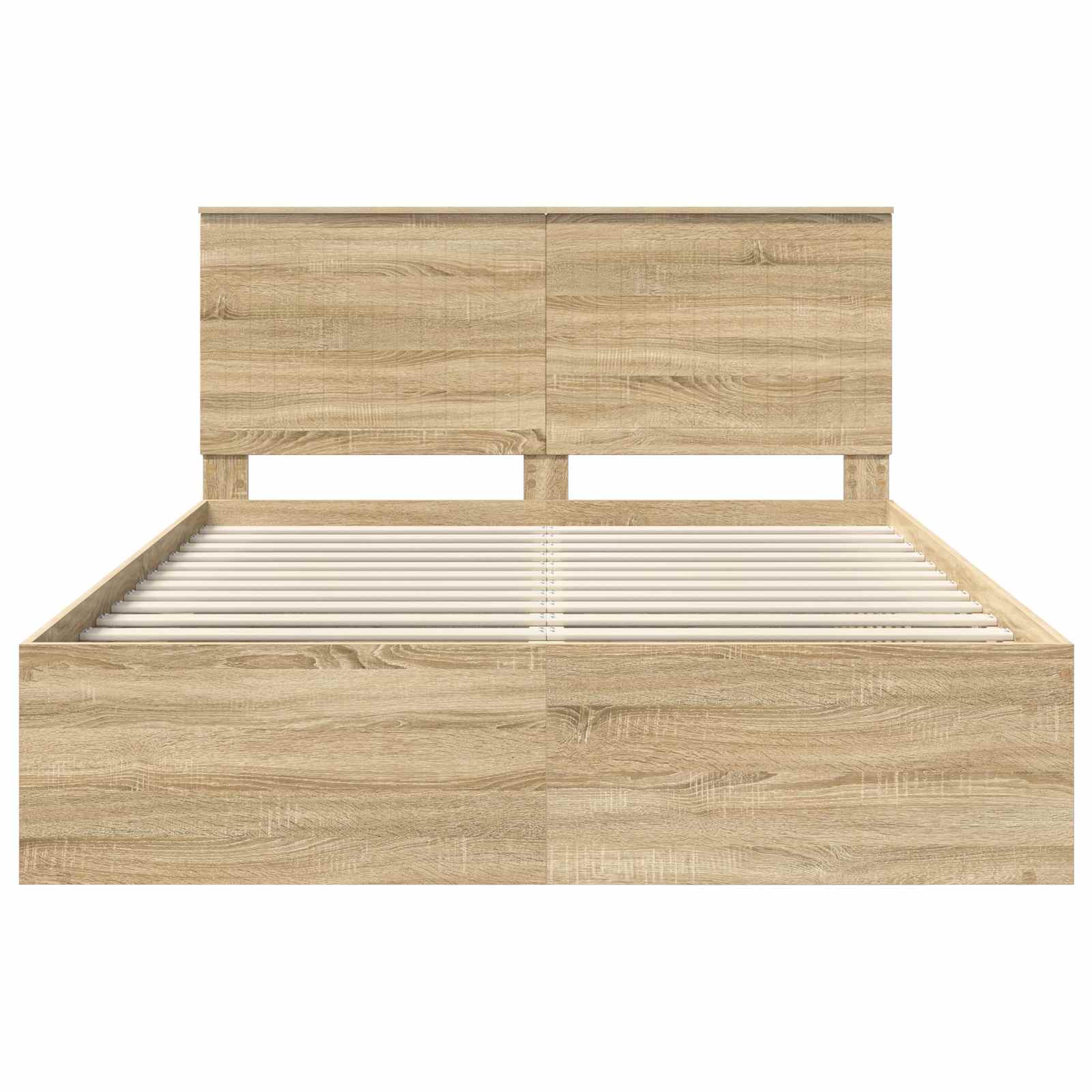 Struttura del letto Rovere Sonoma 150 x 200 cm Pino massello | homemem39
