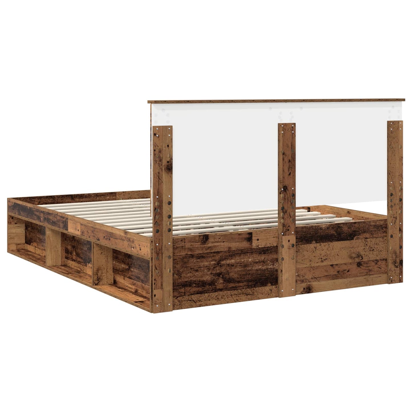 Struttura del letto Legno vecchio 150 x 200 cm Pino massello | homemem39