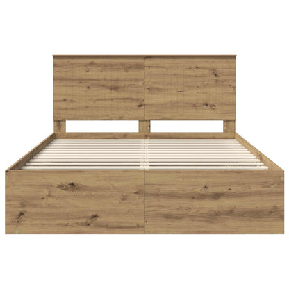 Struttura del letto Rovere Artigianale 150 x 200 cm | homemem39