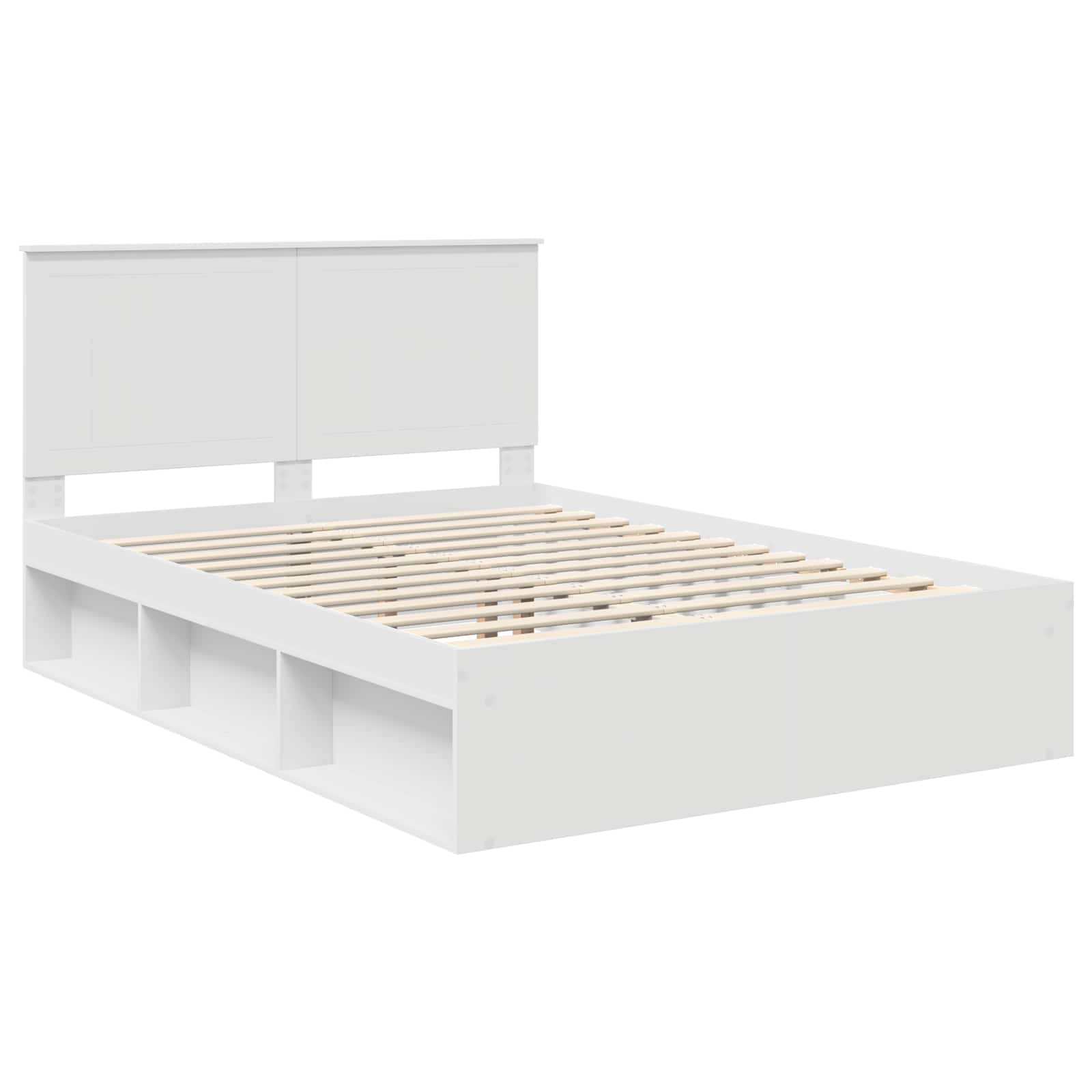 Struttura del letto Bianco 140 x 200 cm Pino massello | homemem39