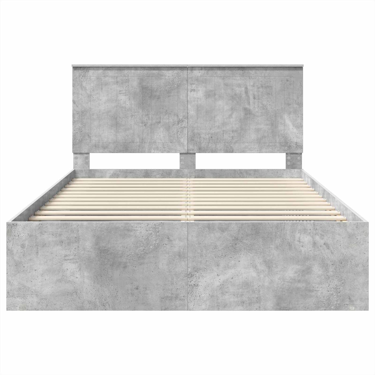 Struttura del letto Calcestruzzo 140 x 200 cm Pino massello | homemem39