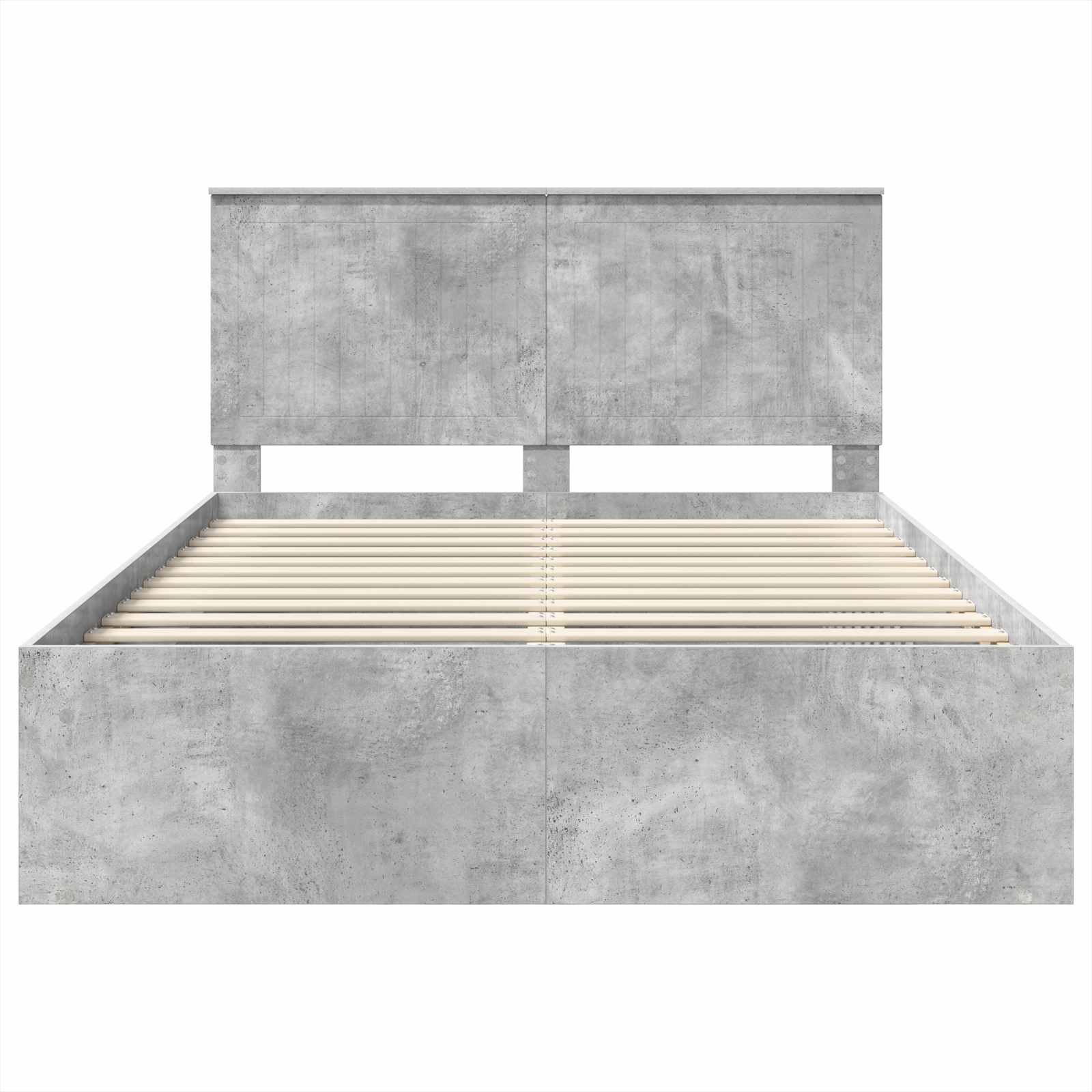 Struttura del letto Calcestruzzo 140 x 200 cm Pino massello | homemem39