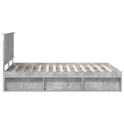 Struttura del letto Calcestruzzo 140 x 200 cm Pino massello | homemem39