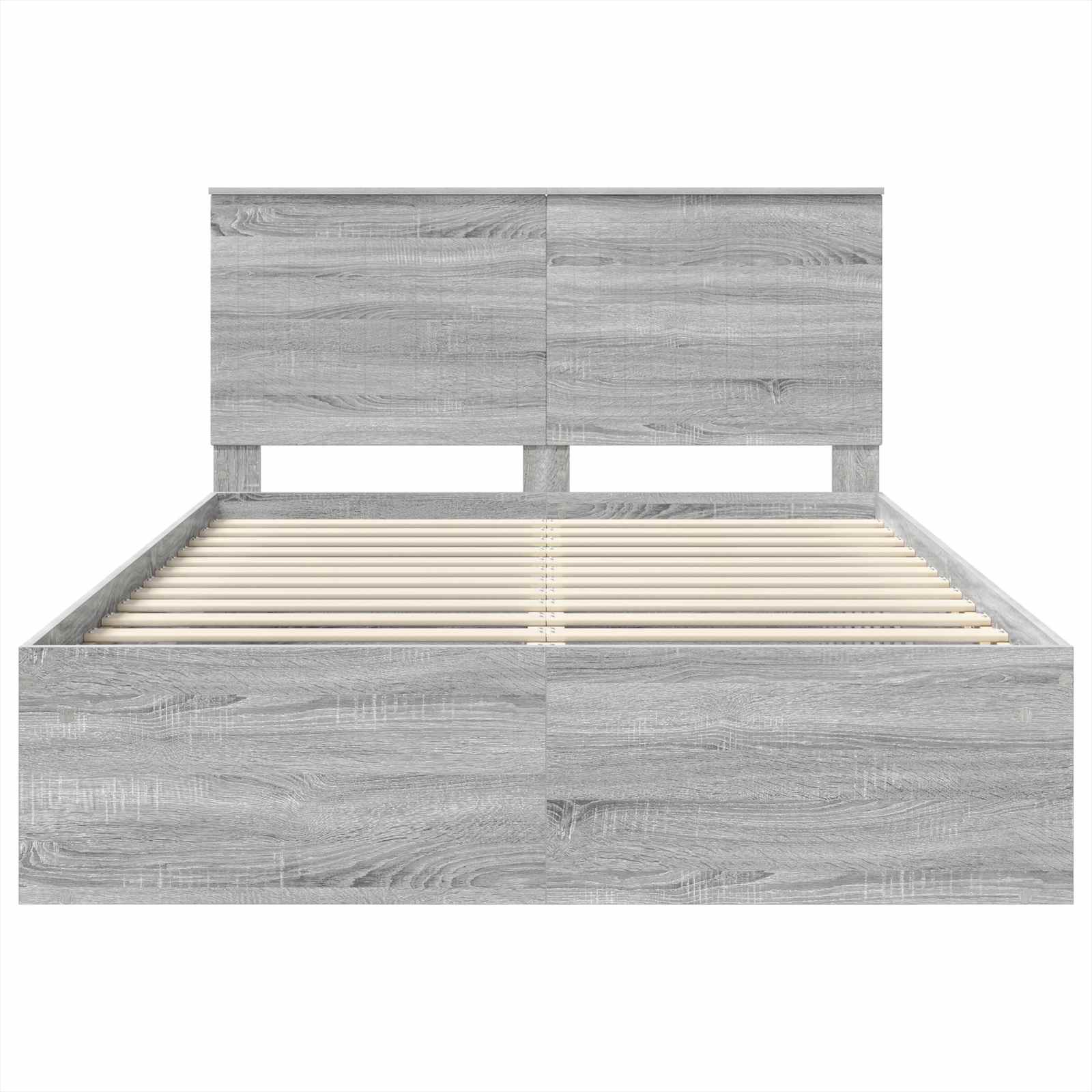 Struttura del letto Grigio Sonoma 140 x 200 cm Pino massello | homemem39