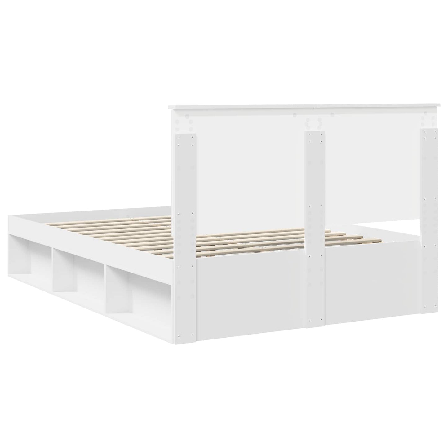 Struttura del letto Bianco 140 x 190 cm Pino massello | homemem39