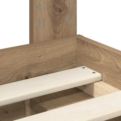 Struttura del letto Rovere Artigianale 135 x 190 cm | homemem39