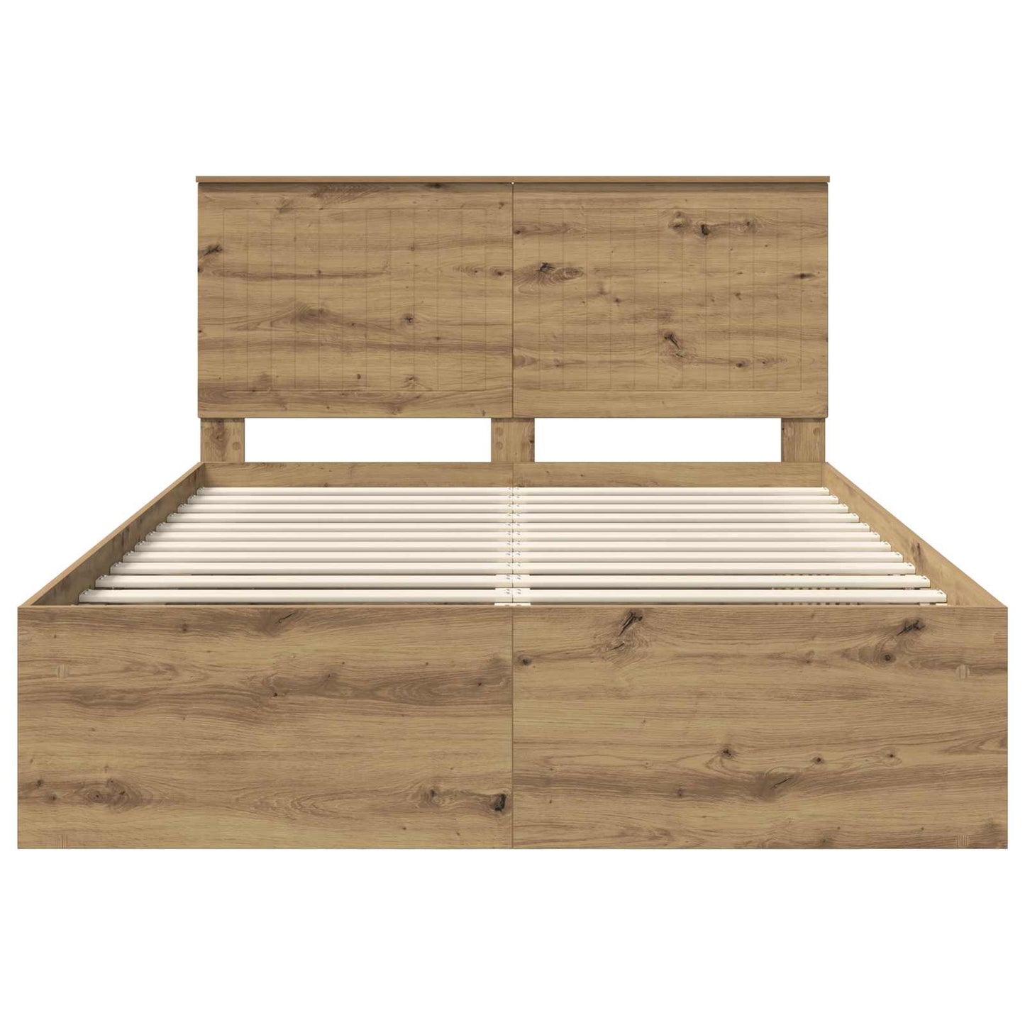 Struttura del letto Rovere Artigianale 135 x 190 cm | homemem39