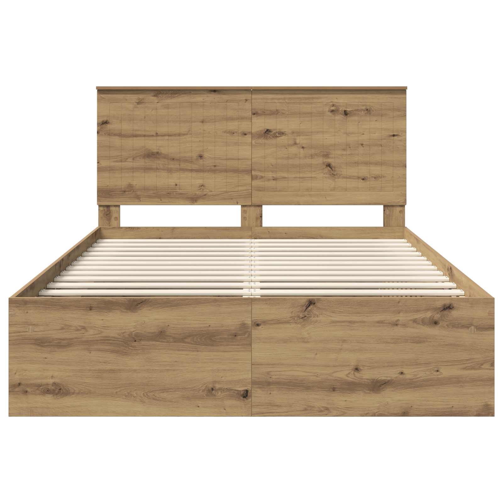 Struttura del letto Rovere Artigianale 135 x 190 cm | homemem39