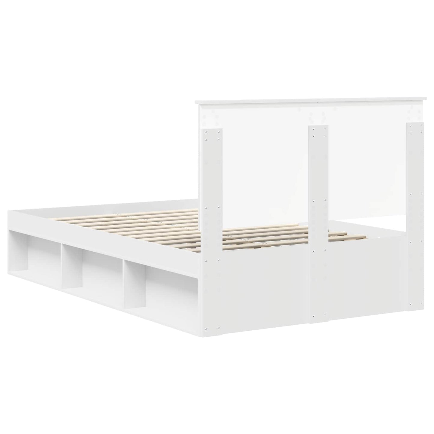 Struttura del letto Bianco 120 x 200 cm Pino massello | homemem39