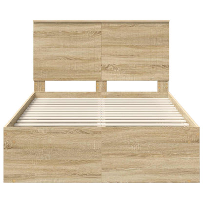 Struttura del letto Sonoma 120 x 200 cm Pino massello | homemem39