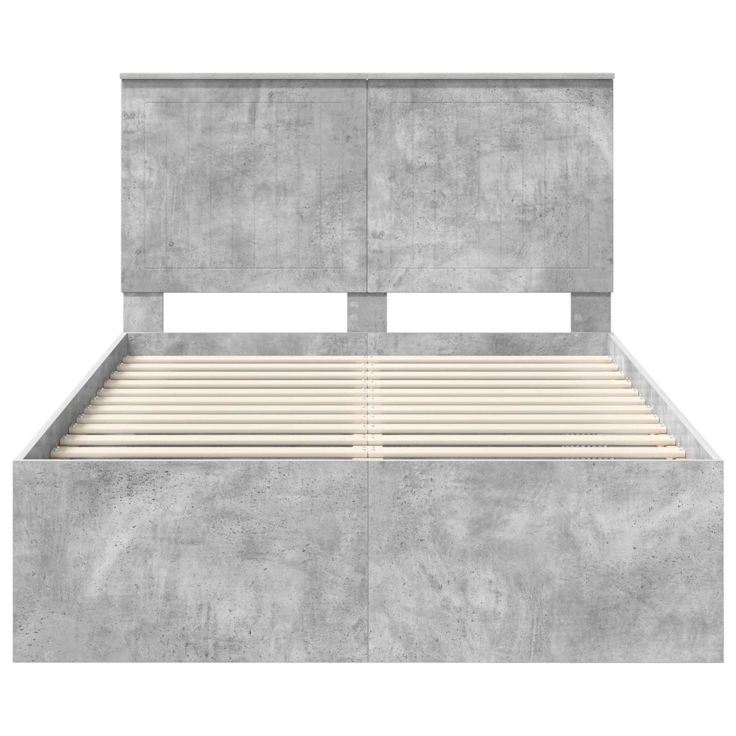 Struttura del letto Calcestruzzo 120 x 200 cm Pino massello | homemem39