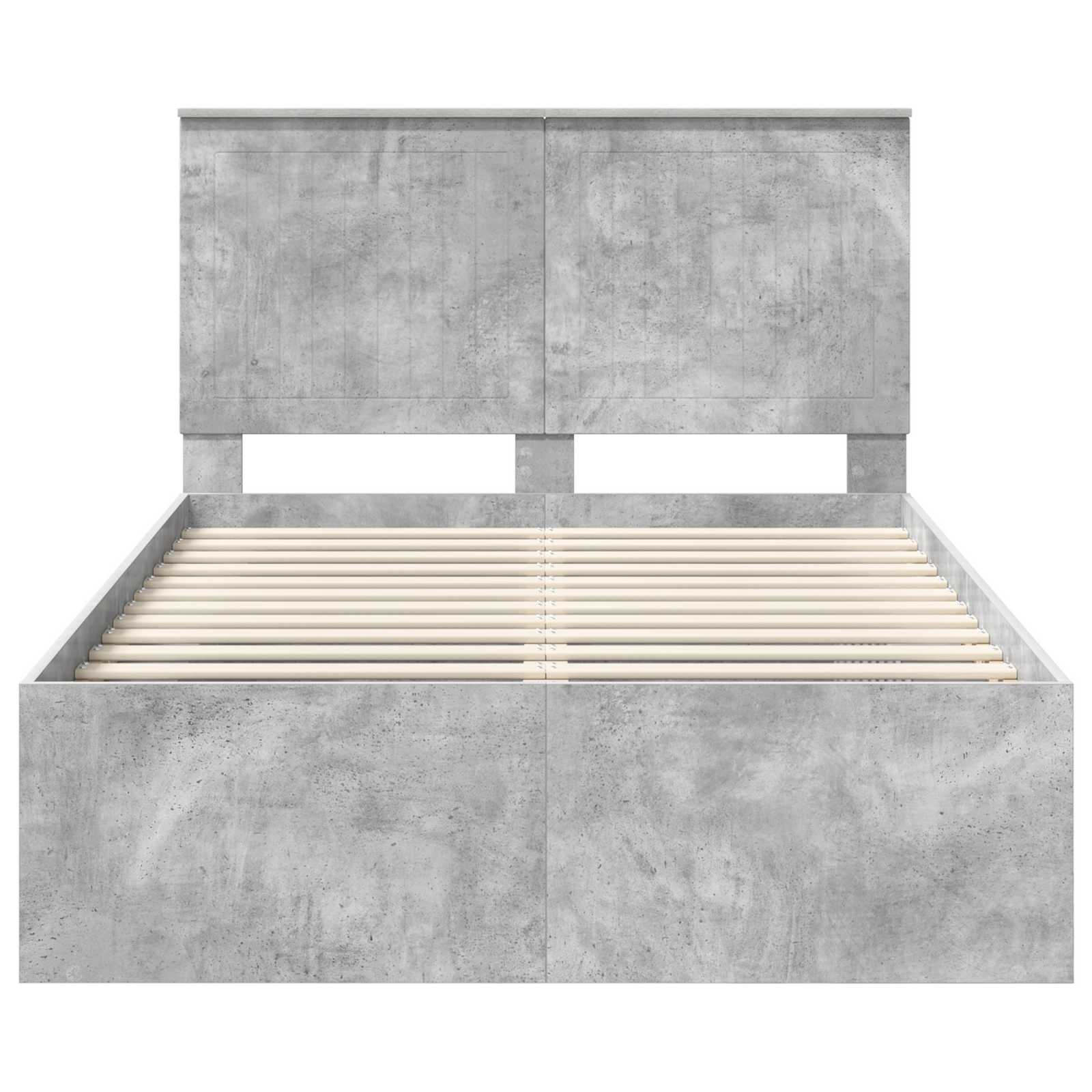 Struttura del letto Calcestruzzo 120 x 200 cm Pino massello | homemem39